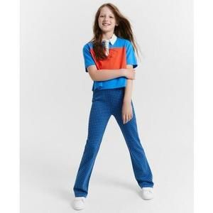 Epic Threads Girls Bold Striped Polo Shirt, Created for Macy's - Campanula